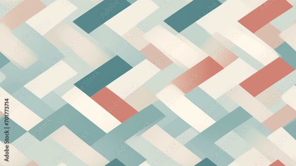 a multicolored pattern of squares and rectangles in shades of blue, green, red, and white. a multicolored pattern of squares and rectangles in shades of blue, green, red, and white.