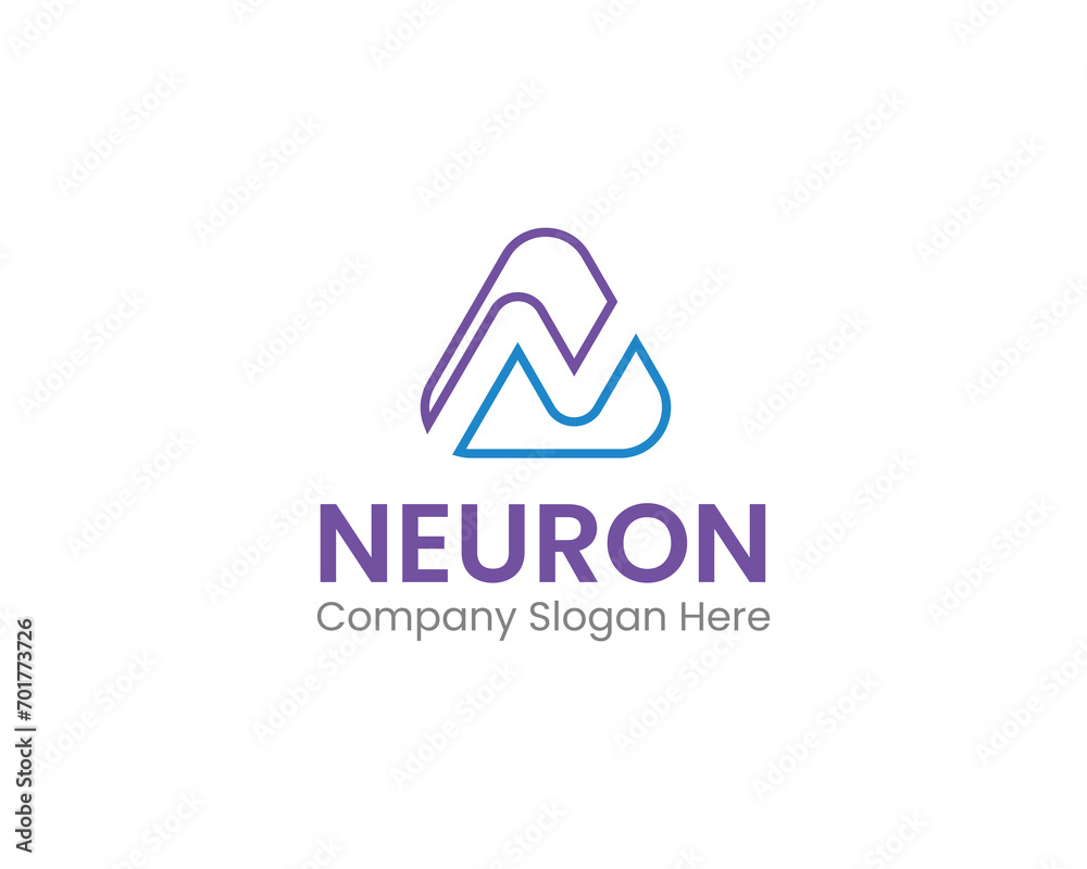 Fototapeta premium N Logo Design