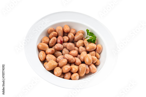Beans borlotti boiled legume ready to eat healthy eating cooking appetizer meal food snack on the table copy space photo