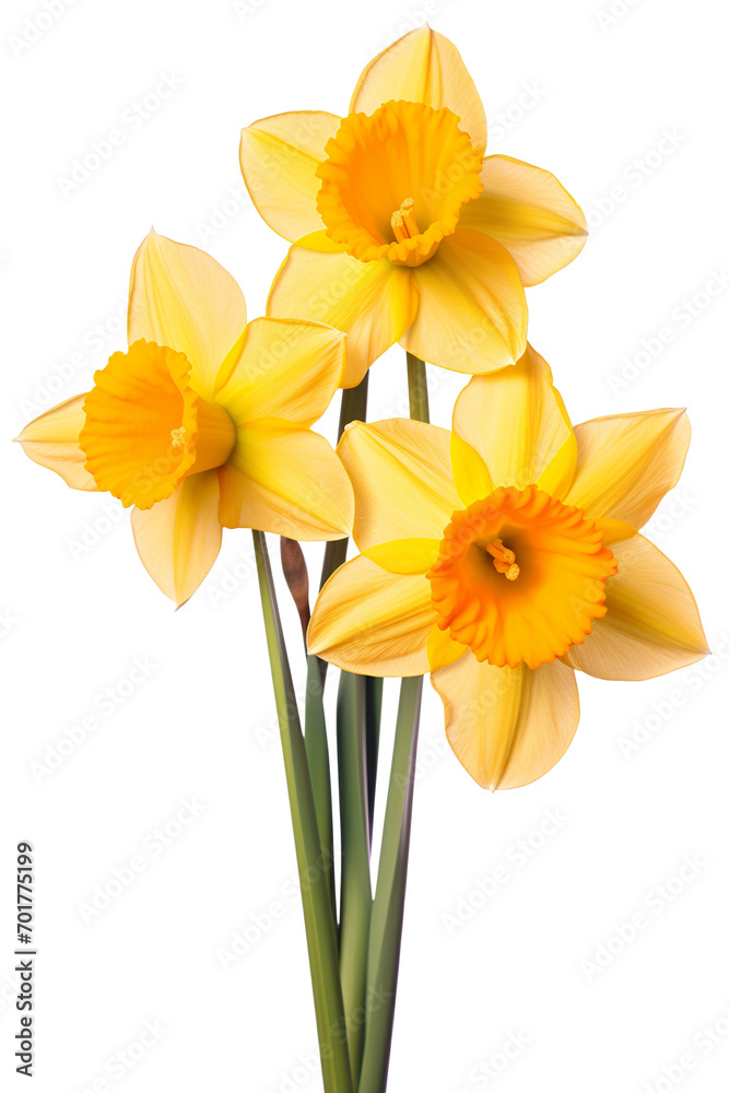 daffodils isolated on a white background PNG daffodils isolated on a white background PNG