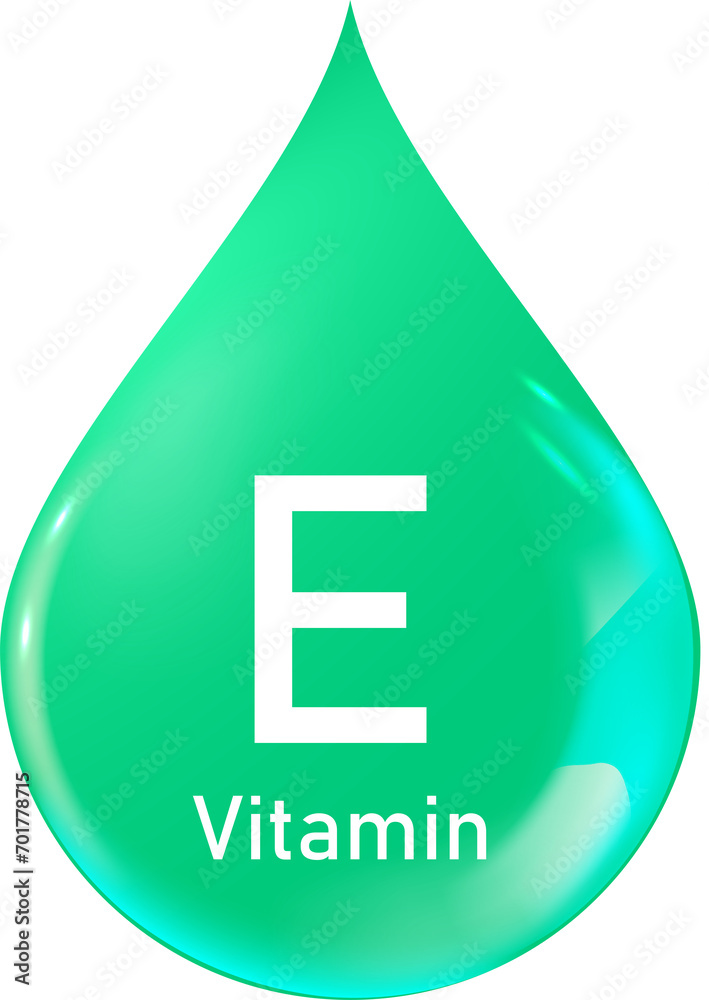 Mineral supplement 3d icon, Vitamin E drop icon Mineral supplement 3d icon, Vitamin E drop icon