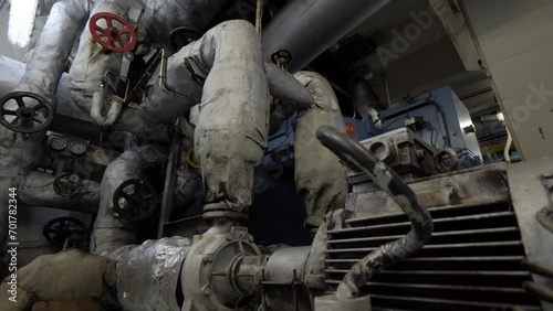 Fire sensor above steam and condensate pumps with electric motors