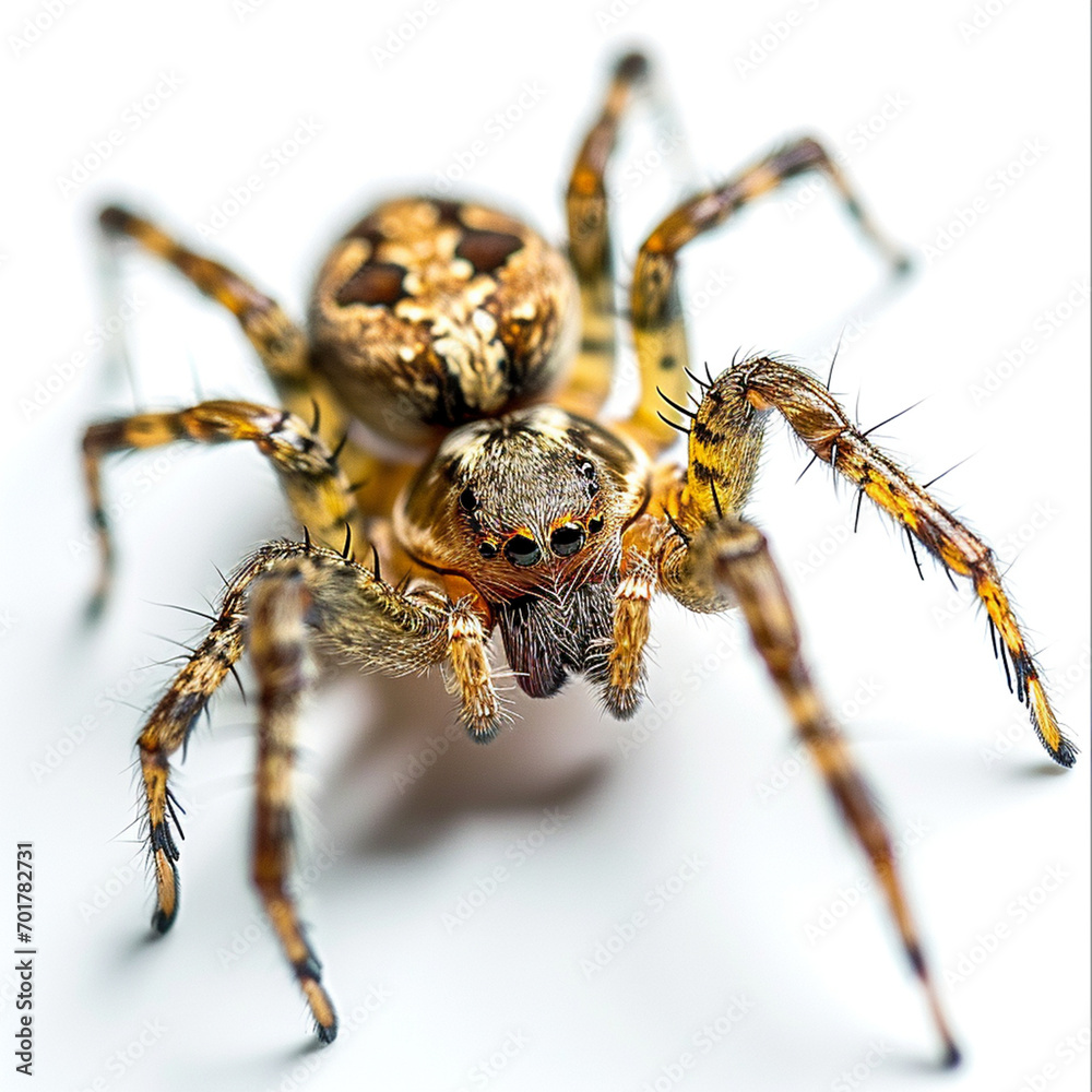 spider on a white background spider on a white background