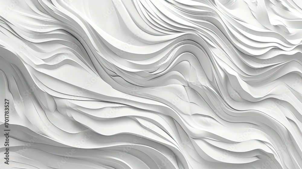 White paper background with waves White paper background with waves