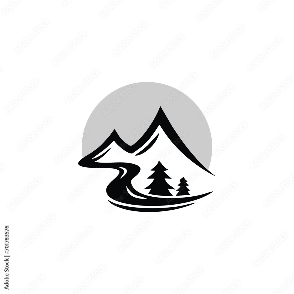 Mountain logo design Mountain logo design