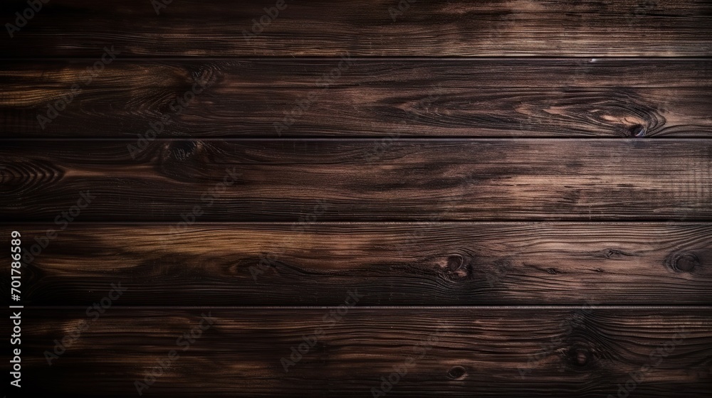 Obraz premium narrow dark wood background