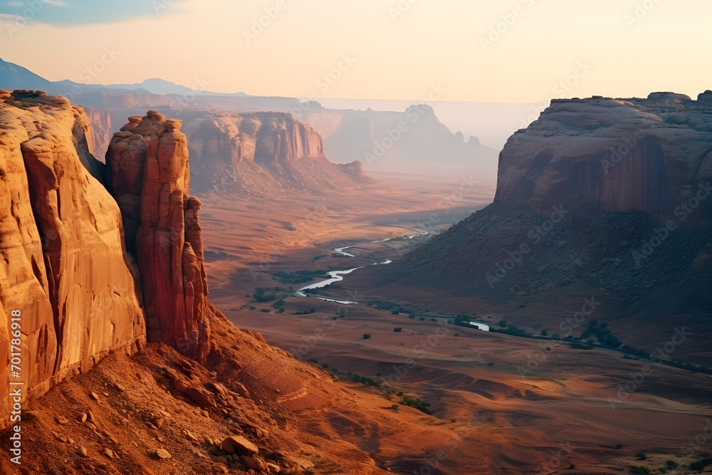 Fototapeta premium Mountainous desert