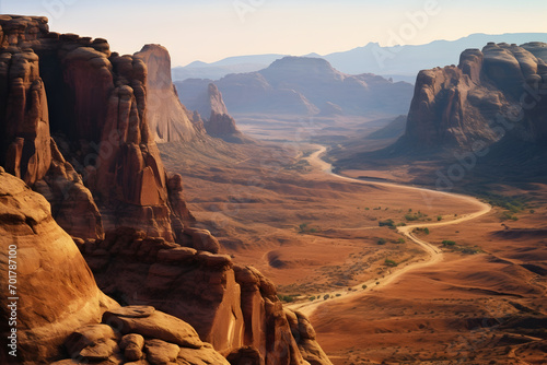 Mountainous desert