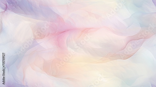  a blurry image of a pink and blue background with a white and pink design on the left side of the image.