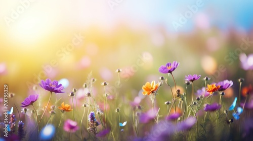  Art abstract spring background or summer background with fresh grass