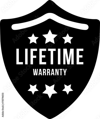 Lifetime Warranty Seal Stamp, lifetime warranty label, badge, stamp
