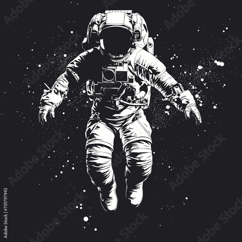 astronaut in space © igustiayusiska