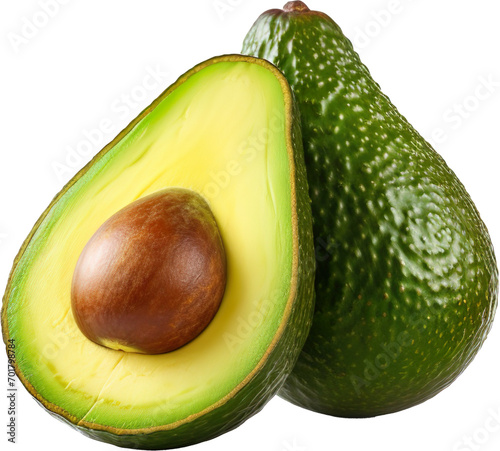 avocado cut in half