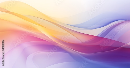 abstract background with smooth lines in purple, orange and yellow colors