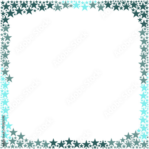 Wallpaper Mural Stars square frame design. Stars trendy flat style design. Vector illustration. Empty space for text or picture. Torontodigital.ca