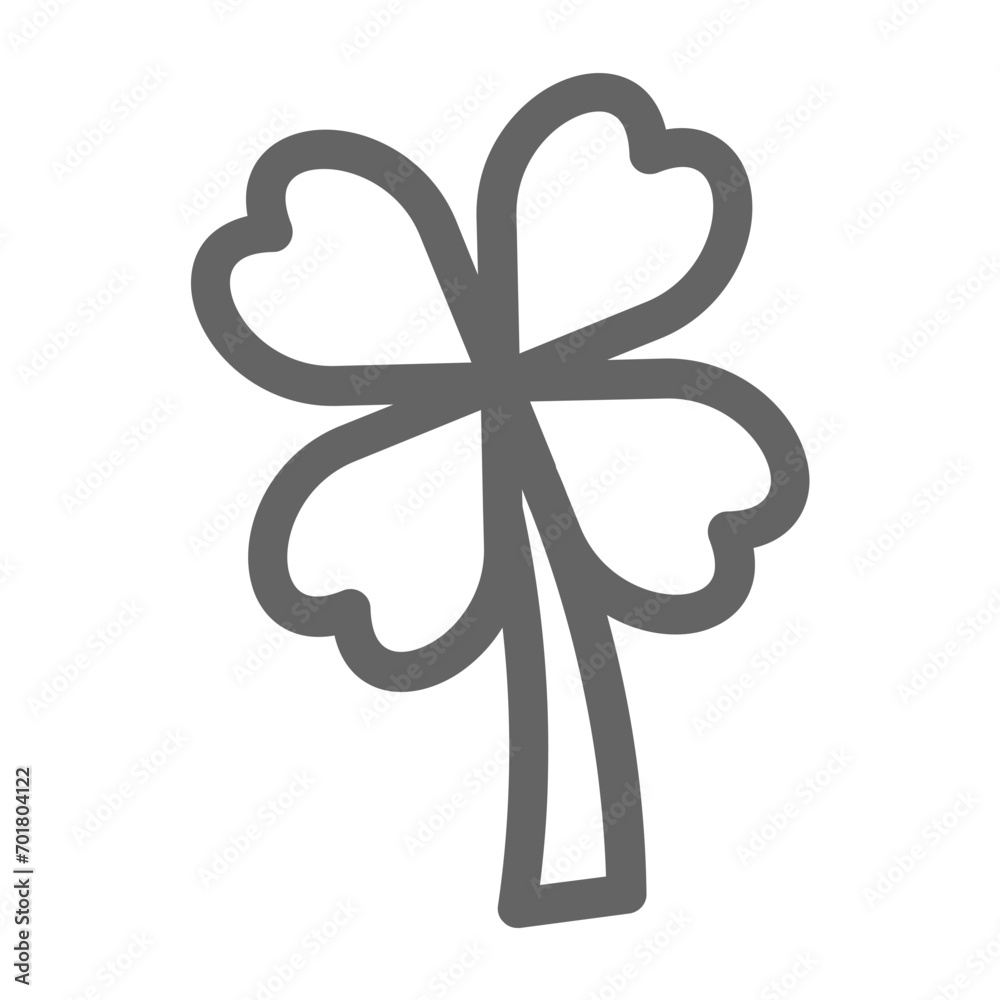 Clover Flower Icon Logo Vector Symbol Clover Flower Icon Logo Vector Symbol