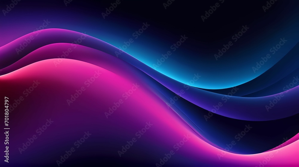 Abstract Elegance: Luminous Waves in a Dusk-to-Dawn Gradient Abstract Elegance: Luminous Waves in a Dusk-to-Dawn Gradient