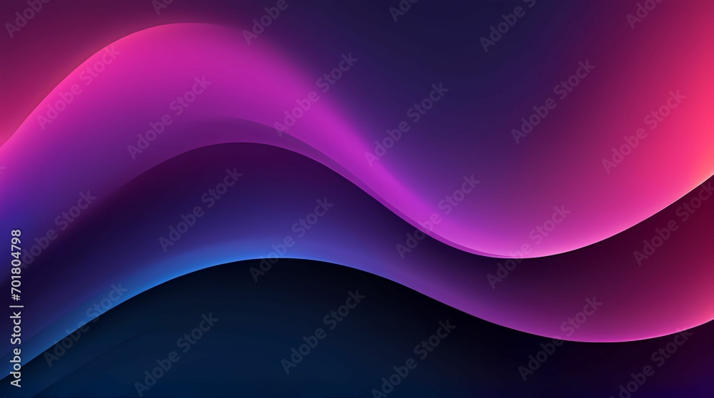 Abstract Elegance: Luminous Waves in a Dusk-to-Dawn Gradient