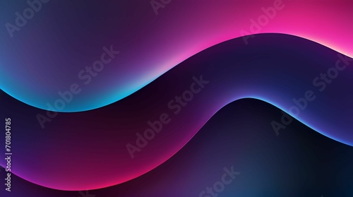 Abstract Elegance  Luminous Waves in a Dusk-to-Dawn Gradient