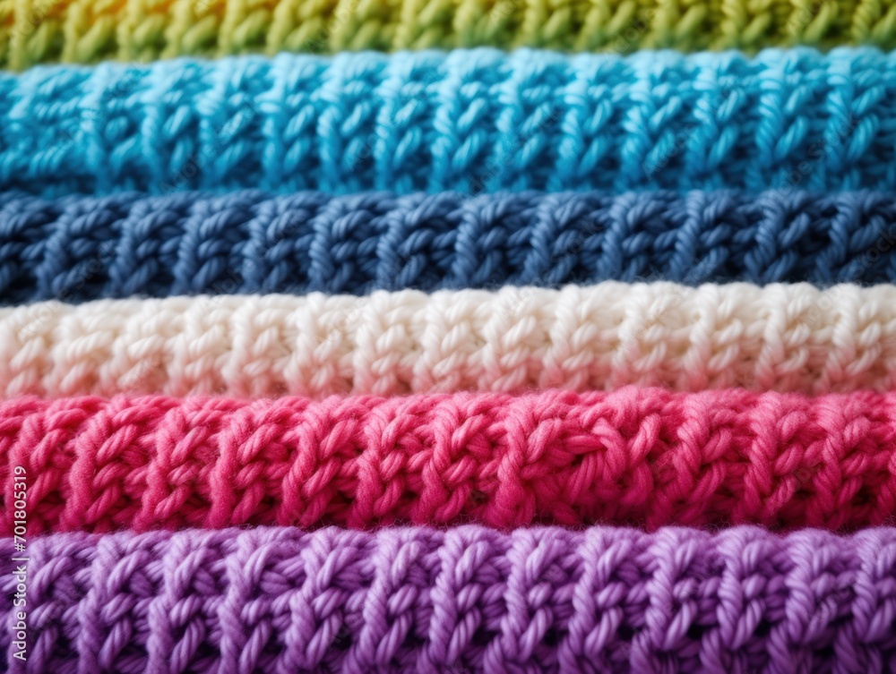 knitting fabric extremely close up, macro.
