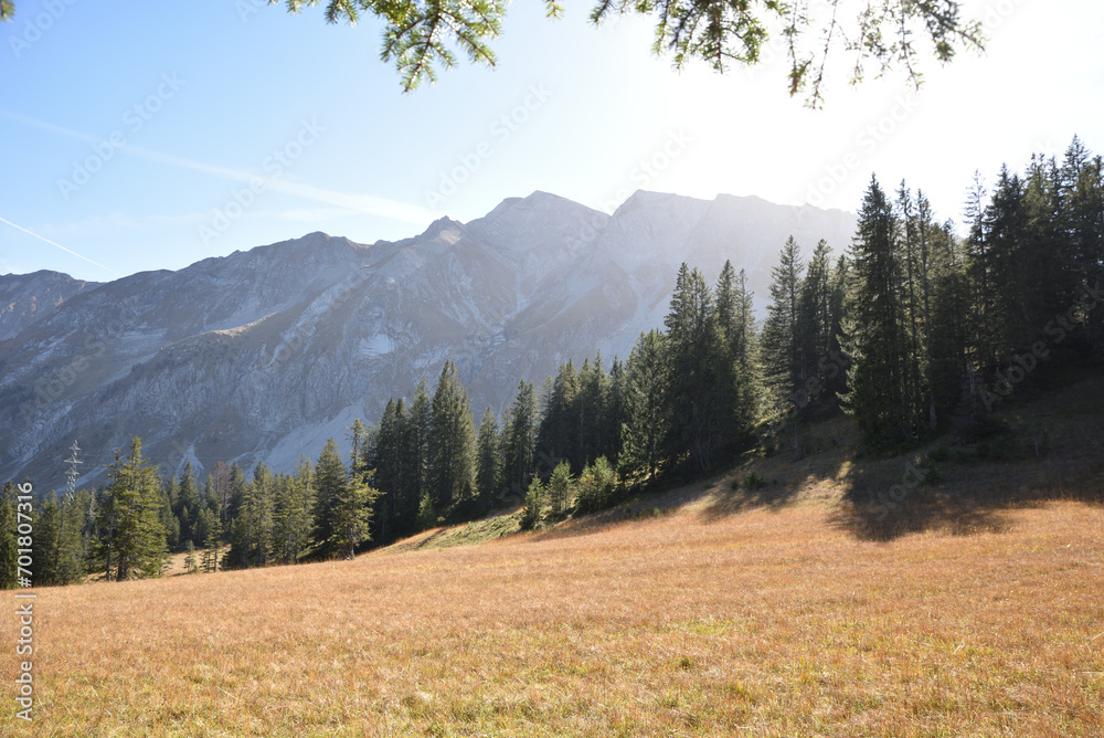 Aussicht von Sörenberg in richtung Brienzer Rothorn