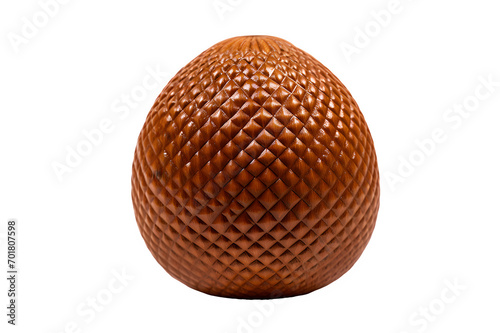 Dark acorn isolated on PNG background