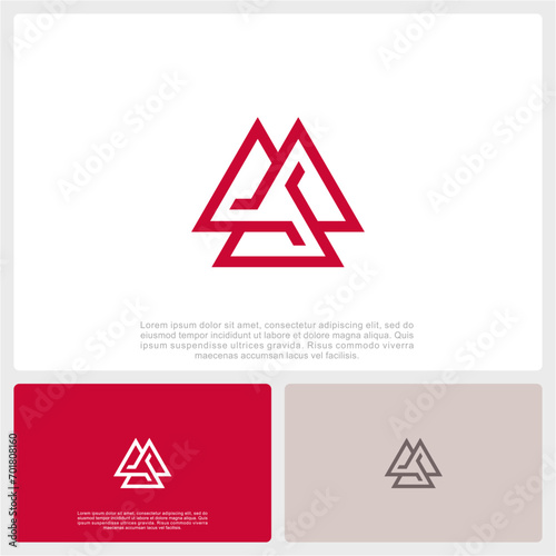Abstract Logo Design Template. Icons For Business of Luxury and Elegant. 
