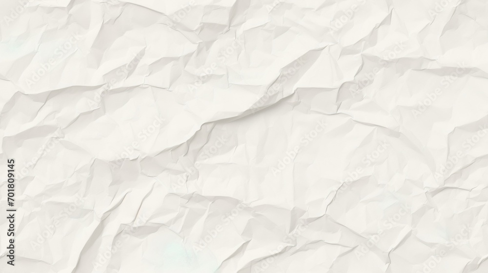 Obraz premium white crumpled paper background texture