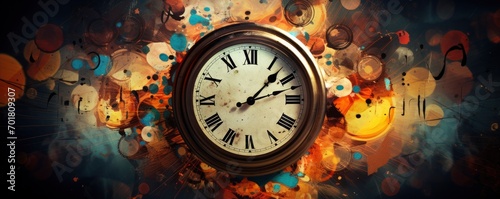 Abstract time wasting running out ticking urgency end clock