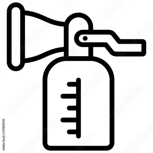 breast pump icon illustration design with outline