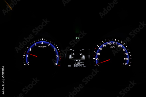 Car Dashboard Speed ​​Speedometer Lights