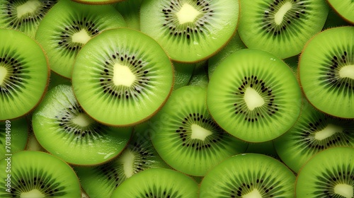 Kiwi fruit background. Generative AI