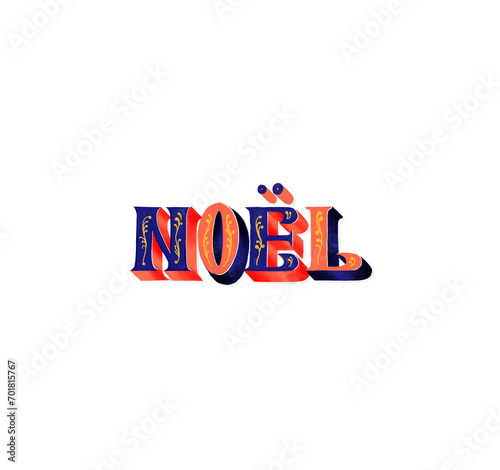 Noël lettering (ID: 701815767)