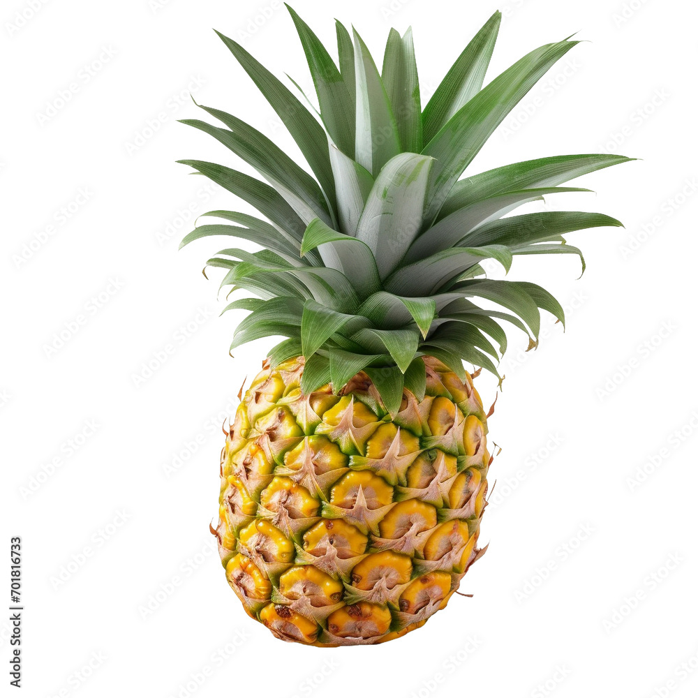 Fototapeta premium pineapple on white background