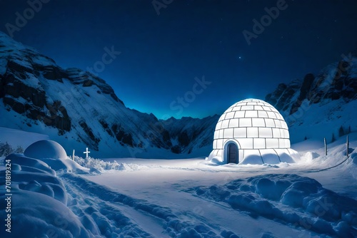 igloo in the snow © Naila