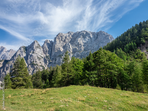 The landscape in Alps, Slovenia