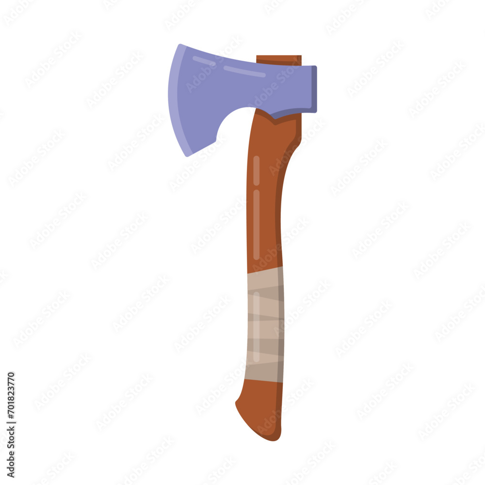 Flat axes design illustration icon isolated white background Flat axes design illustration icon isolated white background