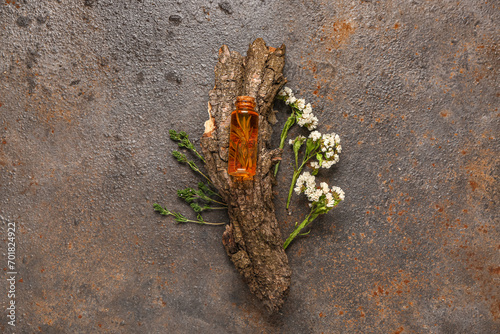 Natural essential oil bottl...
