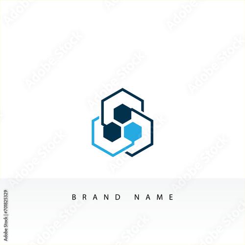 Logo template design in a rounded shape. Logo icon design template elements. Vector sign illustration in a modern style.