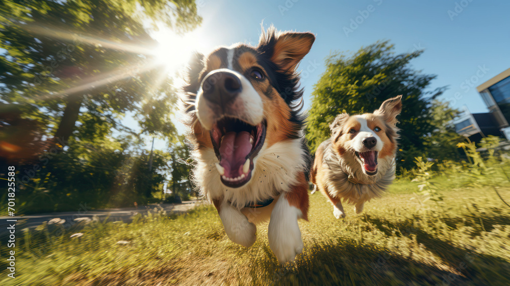 Grass dog pets nature adorable animal cute happy summer outdoors
