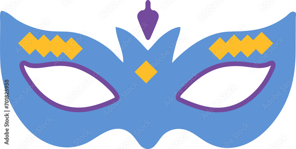 Mardi Gras carnival set of flat icon, mardi gras design element Mardi Gras carnival set of flat icon, mardi gras design element