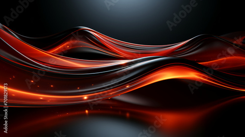 abstract colorful glowing wavy perspective with fractals and curves background 16:9 widescreen wallpapers