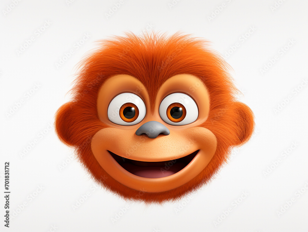 Amazingly cute 3D emojis on white background.