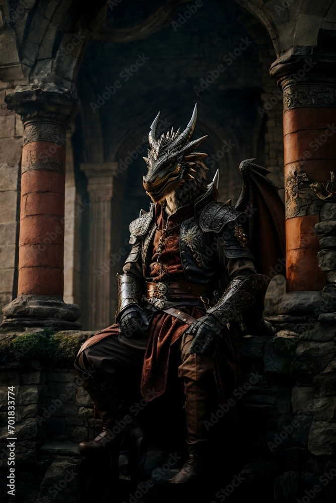 Dark Knight - fantasy art digital illustration