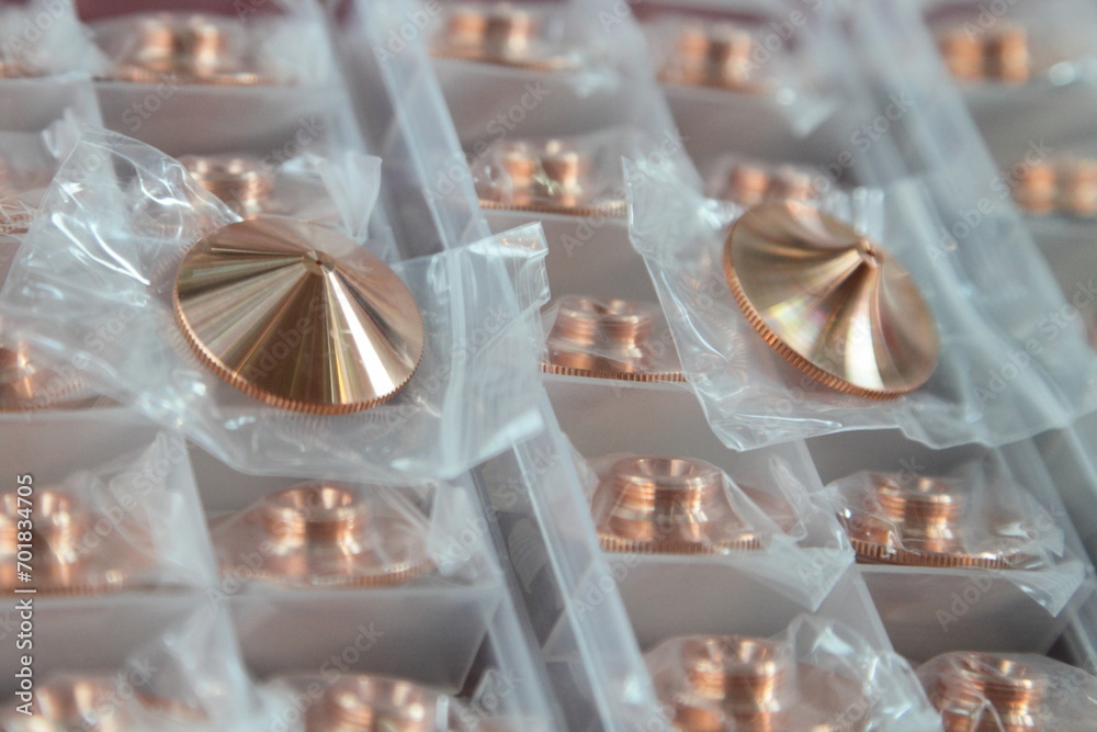 Replaceable nozzles for Laser cutting machine torch
