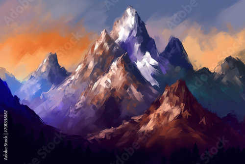 Enigmatic Mountainscapes: Digital Painting © Edik