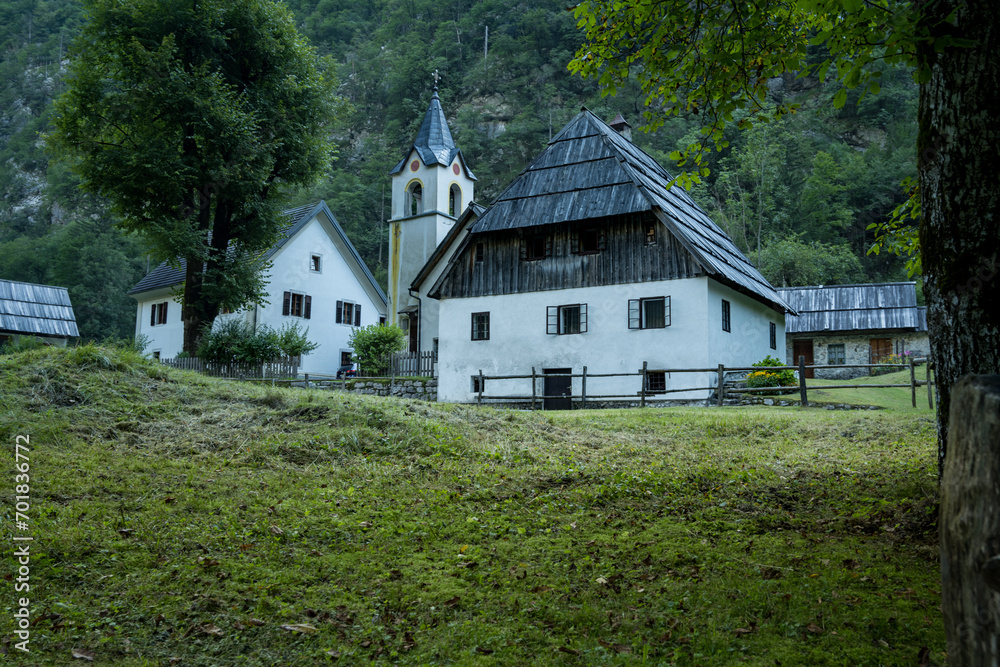 Kranjska Gora an alpine town in Slovenia