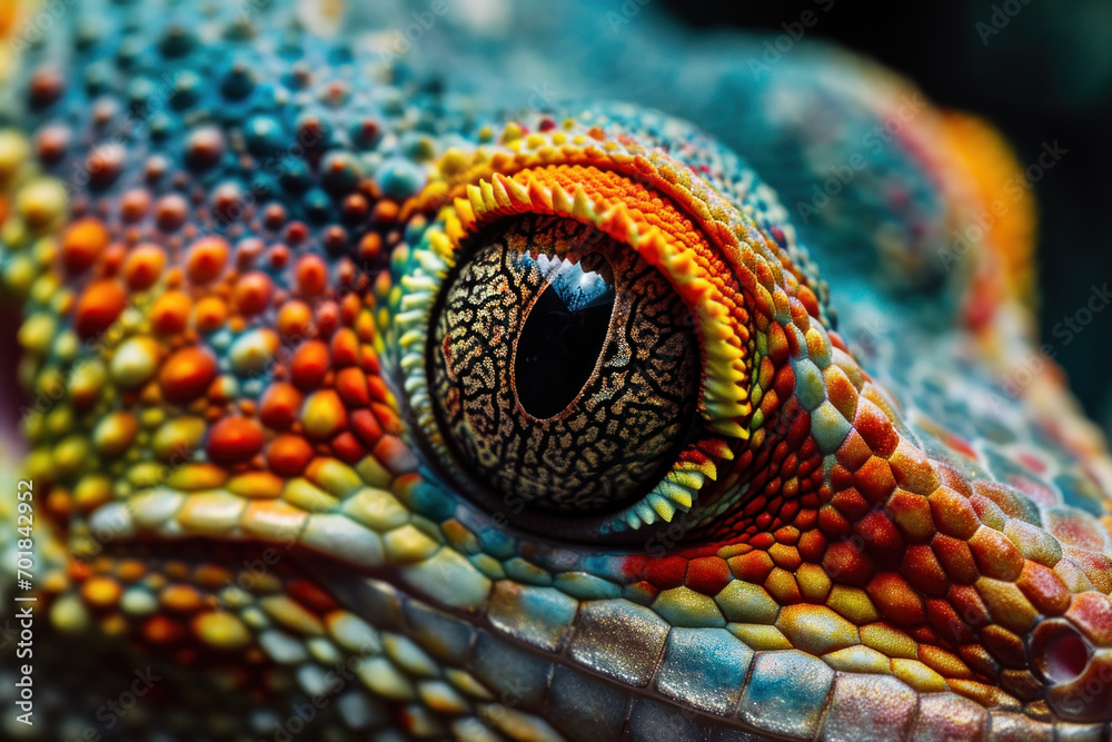 Fototapeta premium close up of a lizard