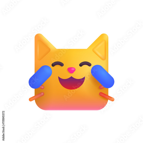 Cat with Tears of Joy