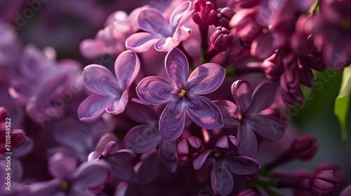 Spring Elegance: Capture the essence of spring with our closeup image of lilac flowers. © PSCL RDL